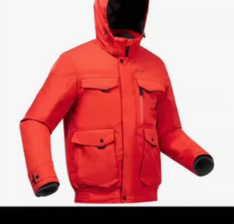 迪卡侬旗舰店男士上衣防水保暖飞行夹克徒步加...