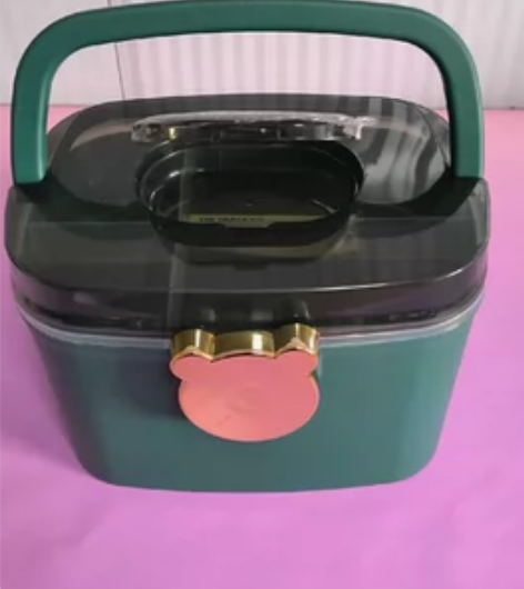 禧天龙多功能收纳箱，绿色，315*250*...