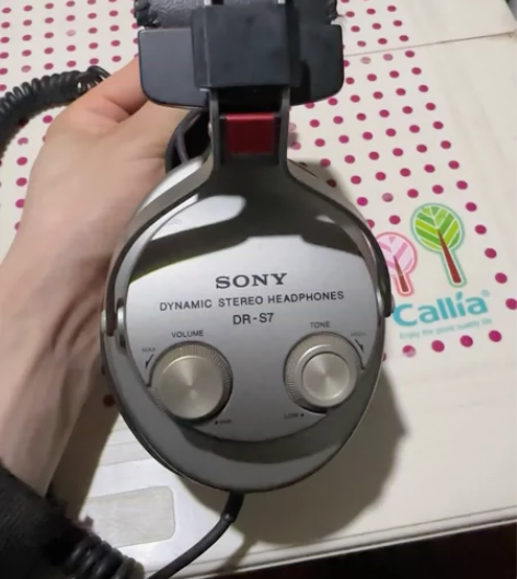 索尼DR-S7耳机 古董耳机 监听耳机 发...