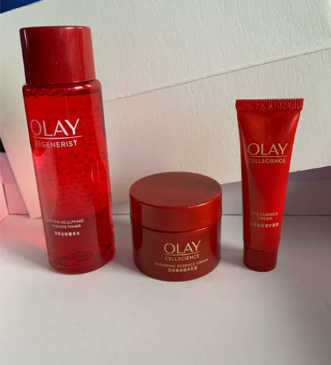 OLAY玉兰油超红瓶水霜眼霜化妆护肤品套装...