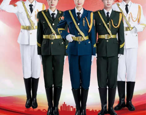 学生国旗班仪仗队服装升旗手护旗手护卫队军乐...