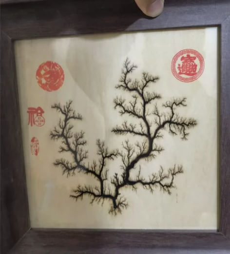 ?源木艺创?的创作的电击画，规格20x20...