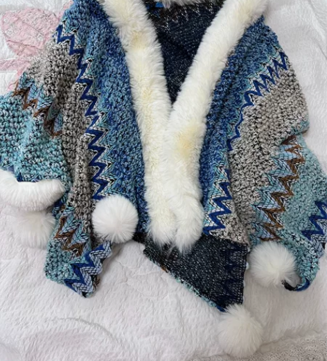 【使用一次】披肩旅游川西西藏拍照必备网红厚...