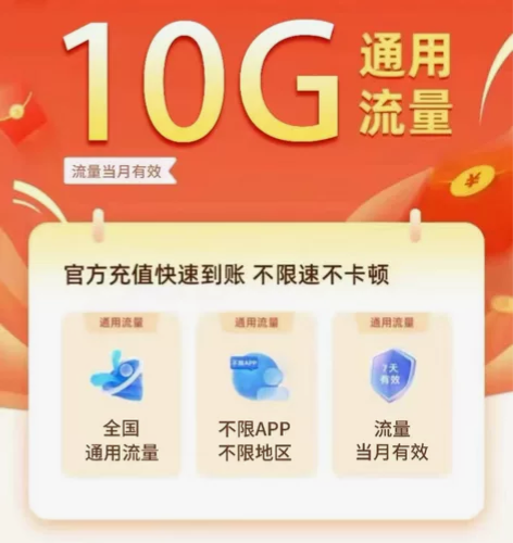 #流量包全国联通流量10G流量包 流量当月...