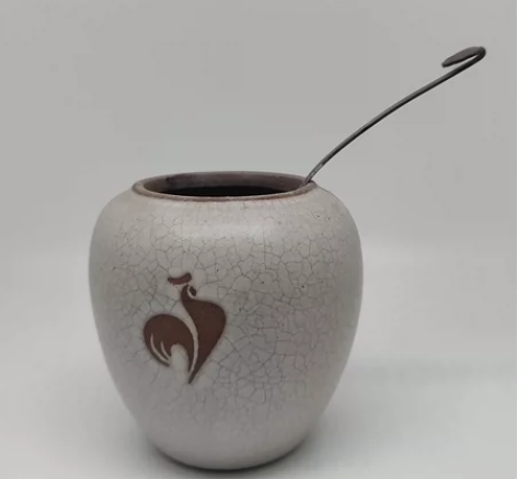 ?问心堂水盂砚滴水呈笔洗十二生肖冰裂纹粗陶...