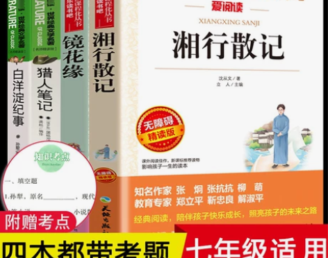 【送考点】正版全4册 白洋淀纪事孙犁+猎人...