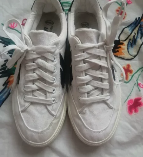 二手帆布小白鞋，男款！低帮，回力正品！4o...