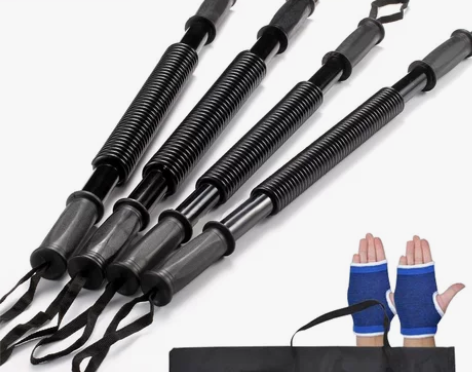 臂力器男臂力棒可调节家用30公斤多功能训练...