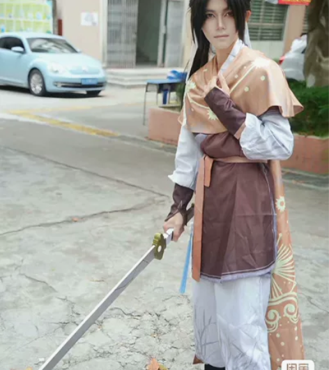 李逍遥cos服有假毛有鞋子四十码，无剑，私...