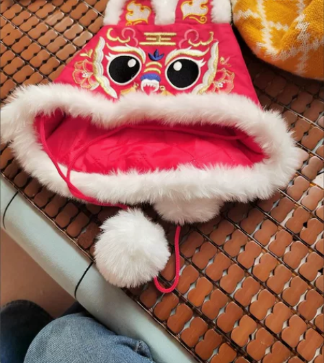 【标价包邮】拜年汉服帽子虎年帽子棉帽秋冬加...