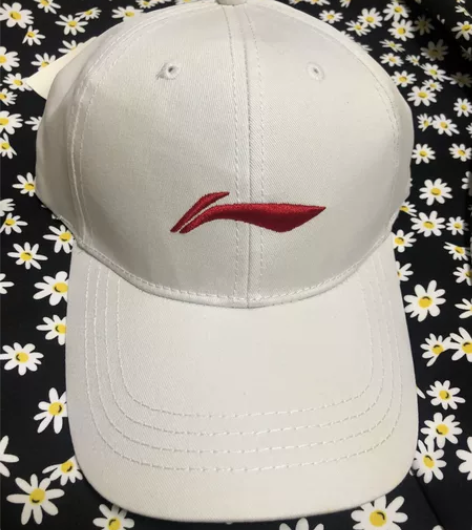 李宁棒球帽男女同款新款运动时尚白色帽子运动...