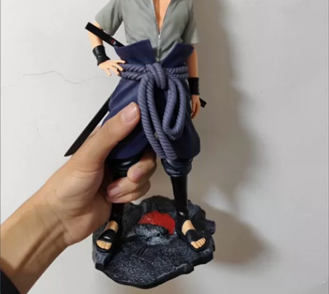 火影动漫手办宇智波佐助门神雕像大型手办 全...