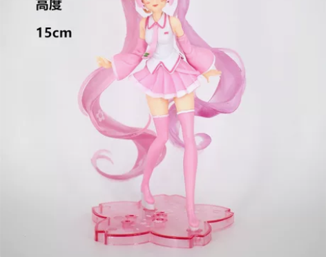 樱桃初音未来手办模型美女可爱机箱摆件mik...