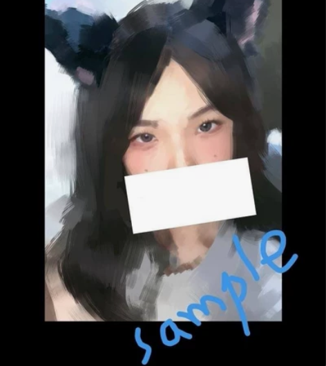 板绘厚涂约稿真人转漫真人漫改私人订制人物肖...