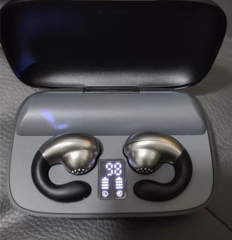 【顶配版】不入耳蓝牙耳机 无线运动耳机，蓝...