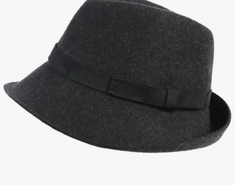 HATSUP日系超棒瘦脸帽子女秋冬混色羊毛...