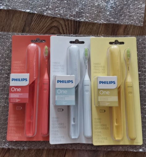 飞利浦电动牙刷电池版 HY1100 全新未...