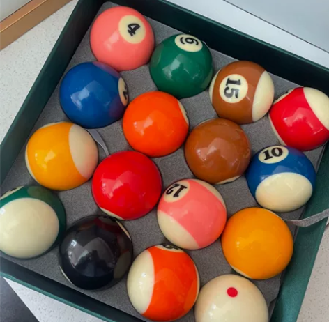 9.99新台球一副(水晶球)尺寸5.25 ...