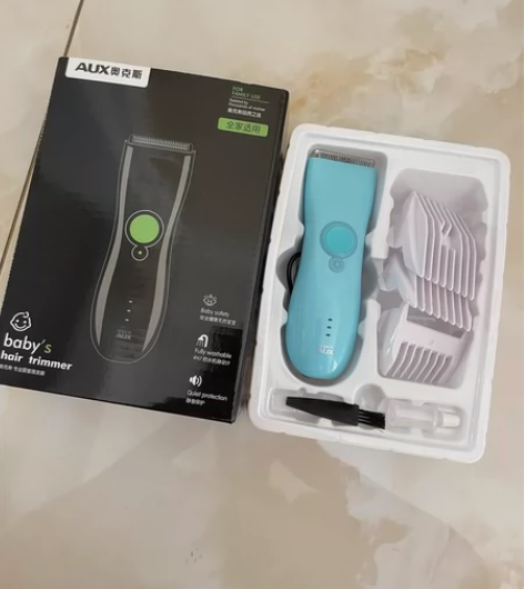 奥克斯 静音婴儿剃胎毛理发器 买来给孩子剃...