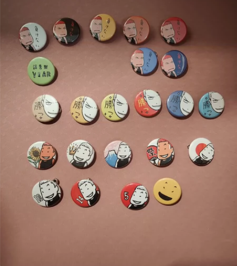 【现货】灌篮高手 樱木花道 徽章 吧唧 井...