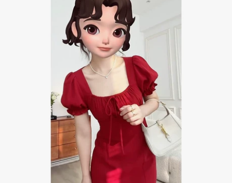 法式茶歇赫本风胖mm平时可穿订婚裙高级感微...