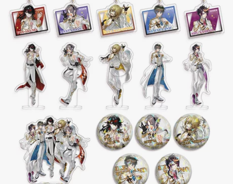 服装跨境Luxi半周年系列12cm套装立牌星