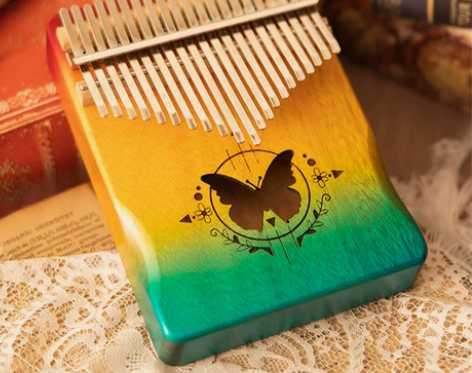 高颜值正品拇指琴卡林巴琴21音五指钢琴女生...