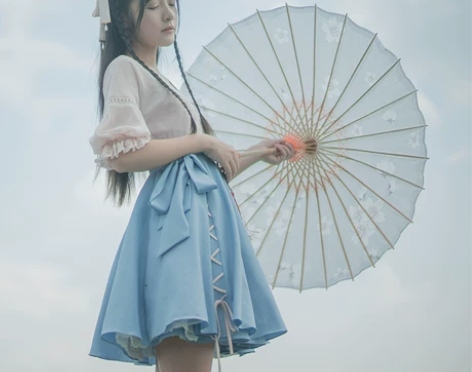 ?徐娇【织羽集】汉元素服饰  微雨 连衣裙...