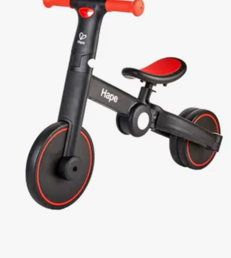 hape 平衡车 可折叠 红黑色 全新正品...