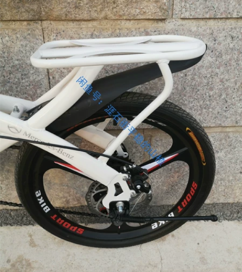 【直接拍】凤凰折叠自行车20寸双减震碟刹变...