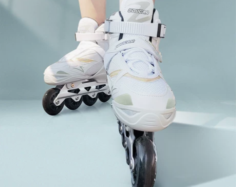 美洲狮成人轮滑鞋女大学生社团初学溜冰鞋直排...