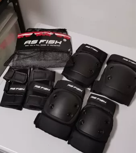 全新包邮 AS FISH/沸鱼 滑板护具陆...