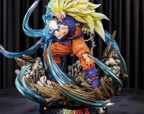 盲盒七龙珠手办动漫模型超级赛亚人手办卡卡罗...