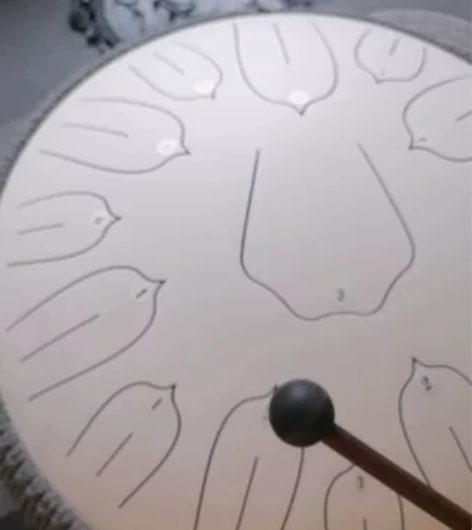 鲁蜀空灵鼓，15音。音色好，99新。带原包...