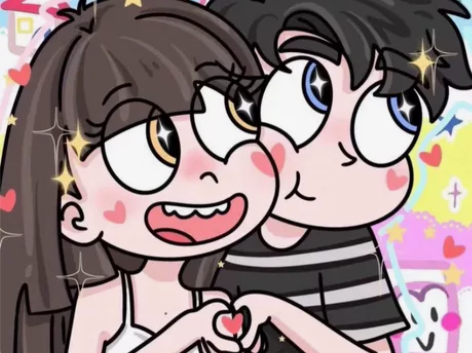 【超低价】星碟公主可爱风复古风Q版手绘头像...