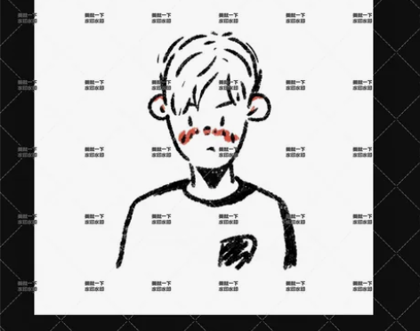 ins风极简手绘头像白菜价漫画卡通情侣闺蜜...