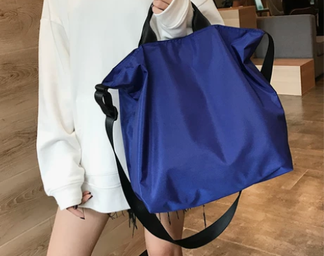 轻便旅行包尼龙防水布包韩版健身包大容量瑜伽...