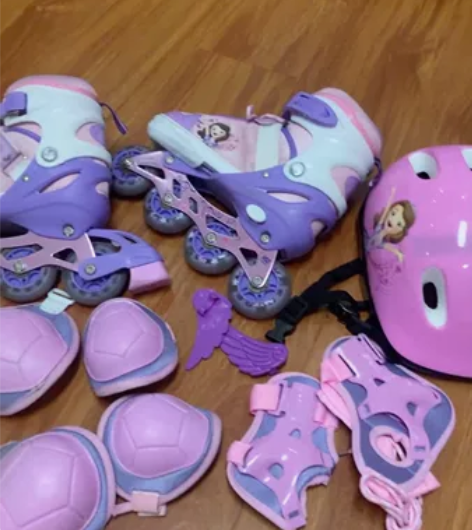 MESUCA麦斯卡轮滑鞋儿童溜冰鞋女童男童...