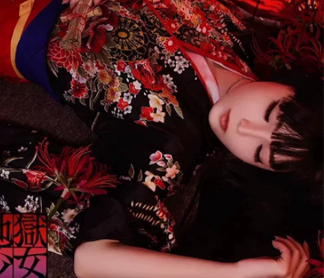 地狱少女阎魔爱和服cos 无毛,有木屐