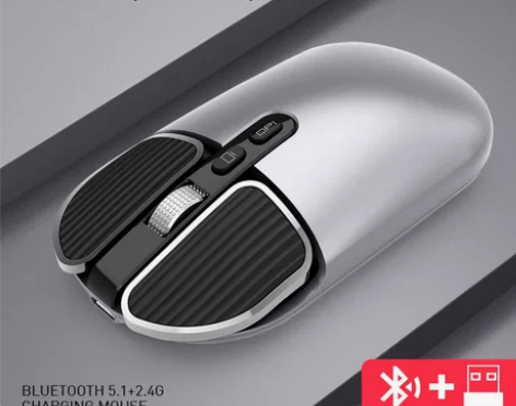 蓝牙无线鼠标双模充电静音无声笔记本台式电脑...