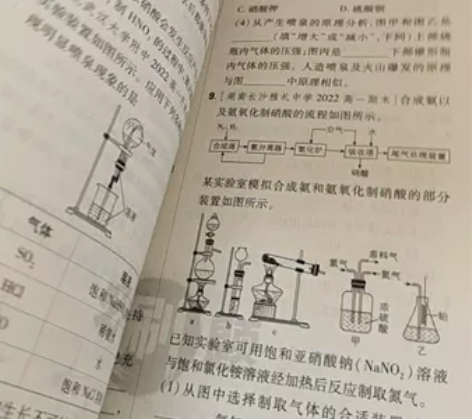 高中人教版化学必刷题 高一2024新教材，...