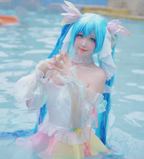 火花动漫初音未来cos服未来有你2020打...