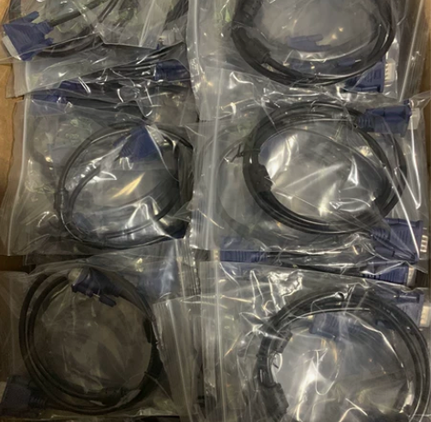 2米VGA电脑显示器、电视数据线，3元一条...