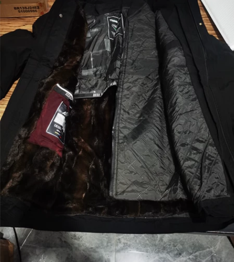 啄木鸟冬加绒加厚棉衣外套爸爸装中年防风宽松...