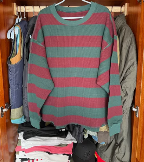 重磅华夫格长袖T 本人不是专业卖家 随心情...