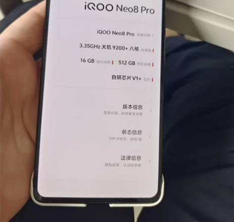 （置换）iqooneo8pro12+512...