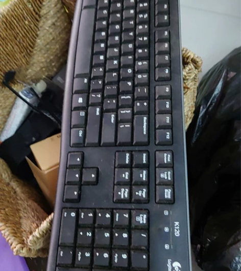 罗技键盘k120，个人淘汰 感兴趣的话点“...