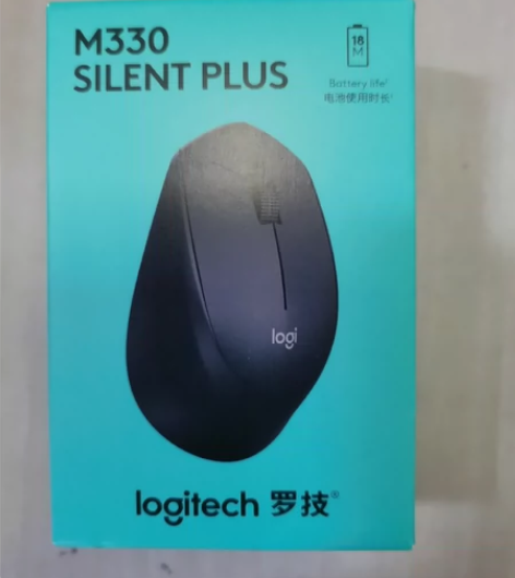 罗技（Logitech）M330 静音鼠标...