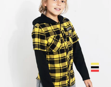 Jeep童装 男童连帽外套2019春新款中...