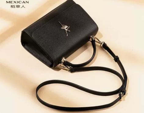 稻草人女包包2021新款潮女式斜挎包单肩手...